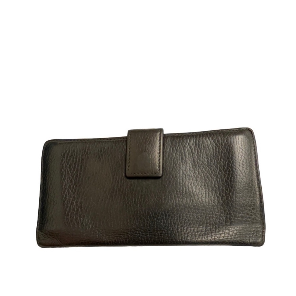 Authentic Gucci Eclipse Black & Silver Long Bifol… - image 2